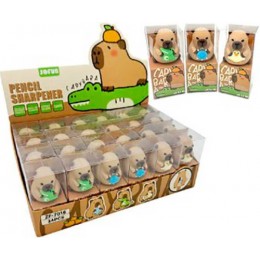 Точилка пластиковая 'Capybara', фигурная, 1 лезвие, 35*30*30мм