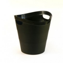 Корзина для бумаг 14л черная 2002 (290*190*300мм) ЮНИОПТ