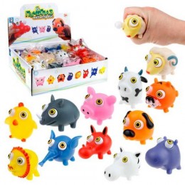 Игрушка-антистресс Пучеглаз 'Животные мини' 8,2*7*6,8см, 1TOY