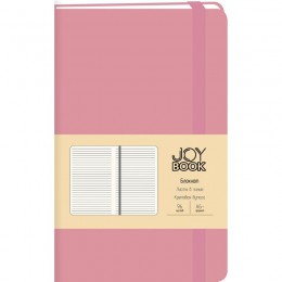 Бизнес-блокнот А6- 96л линия 'Joy Book. Розовый кварц' ЭКСМО, иск.кожа, на резинке