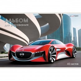 Альбом для рисования 40л А4 'Скорость города' ЭКСМО