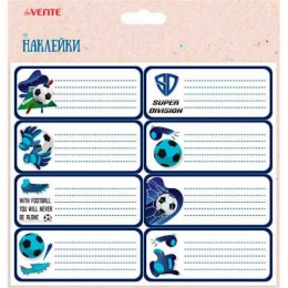 Наклейки на тетрадь 'Super Division', 4*9,6см, 8шт. deVENTE