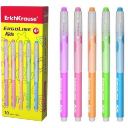 Ручка шариковая масляная 0,7мм синяя ERICH KRAUSE 'Ergoline Kids'