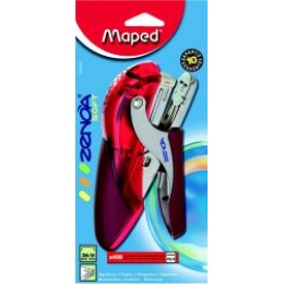 Степлер №24 25л красный MAPED Zenoa + скобы на подставке