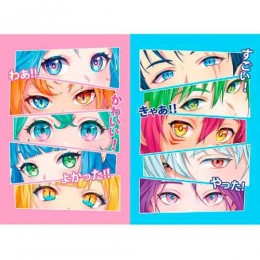 Точкабук 130*190мм 48л, склейка, 'Манга. Пронзительные взгляды' ПРОФ-ПРЕСС, 100г/м2, твердая обл.