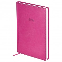 Ежедневник 2026г. А6 176л. фуксия 'Winner. Fuchsia' BG, кожзам