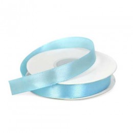 Лента декоративная ярко-голубая, 1,2см*22,85м, атласная