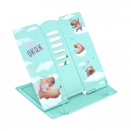 Подставка для книг, металл, 'Капибара-милашка' 6 углов наклона, ФЕНИКС+