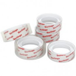 Клейкая лента 19мм*33м прозрачная BERLINGO