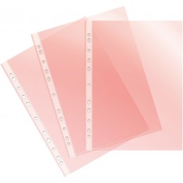 Мультифора А4+ 30мкм 50шт Бюрократ Премиум глянцевая КРАСНАЯ