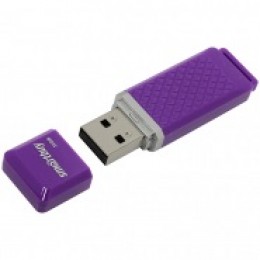 Карта памяти 8Gb Smart Buy 'Quartz' USB 2.0, Flash Drive, фиолетовая