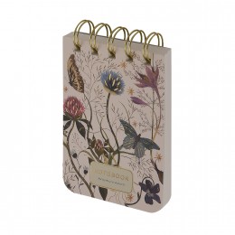 Блокнот А7 100л, гребень, линия 'Symmetrical flora' Bruno Viscont