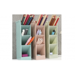 Подставка для канцелярии 'Pastel color', 4 отделения, пластик, 20.5х9.1х5.1 см