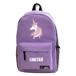 Рюкзак молодежный CREATIVEBOX 'Unicorn' 30*40*12см, холст