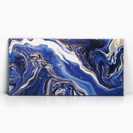 Конверт для денег без надписи, синий мрамор, Дарите Счастье