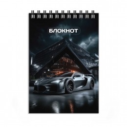 Блокнот А6 80л, гребень, клетка 'Сити-драйв' ФЕНИКС+