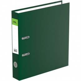 Папка-регистратор 5см зеленая СТАММ 'Офис', бумвинил