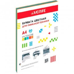 Бумага А4 80г/м2 50л deVENTE интенсив (5 цветов)