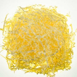 Бумажный наполнитель для упаковки подарков цвет ЖЕЛТАЯ ПАСТЕЛЬ 50гр