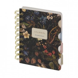 Записная книжка А6 120л 'Art Journal. Лесные ягоды' Bruno Viscon, с разделителями, гребень