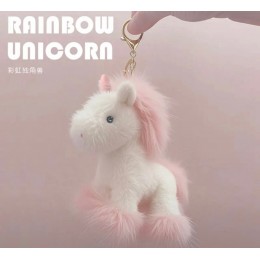 Игрушка-брелок 'Единорог' 13см, плюш, ассорти