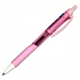Ручка шариковая автомат. 0,7мм синяя UNI 'Jetstream' SXN-101-07FL, корпус розовый