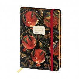 Еженедельник А5 72л 'Флора. Гранат' Bruno Visconti, кожзам, золотой срез, с резинкой