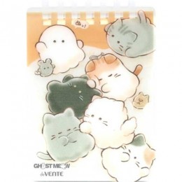 Блокнот А7 80л, гребень, 'Ghost Meow' deVENTE, пластик.обложка, 2350503 