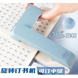 Степлер №24/6, 26/6 20л ассорти HUA JIE, вращающийся на 360 градусов