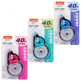 Корректор-лента 5мм*40м Weibo, ассорти