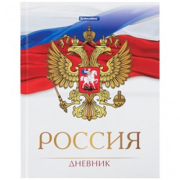 Дневник 5-11 кл. 48л твердая обл., 'Символика 2' BRAUBERG, глянцевая ламинация, с подсказом