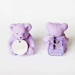 Ластик 'Мишка' 3D c точилкой, 40x45x25мм, ассорти