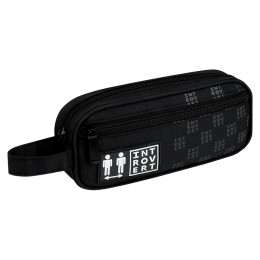 Пенал-косметичка 20*9*3,5см 'Фразы с характером 2', полиэстер, внешний карман, ФЕНИКС+