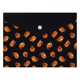 Папка-конверт на кнопке А5 'Крутая капибара' 180мкм ФЕНИКС+