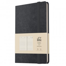 Ежедневник 2026г. А5 176л. 'Joy Book. Черный агат' ЭКСМО, застёжка-резинка, кожзам