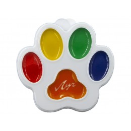 Краски акварельные 5цв ЛУЧ 'Лапка', медовые, без кисти, пластиковая упаковка