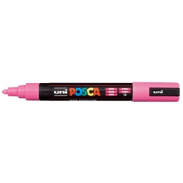Маркер-краска розовый 1,8-2,5мм UNI POSCA PC-5M, пулевидный наконечник (номер цвета 13)