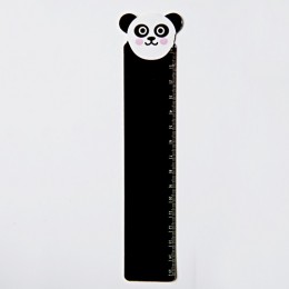 Линейка 15см пластик 'Animals' (панда, мишка, ленивец, филин)