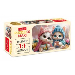 Пазл 20 эл. maxi HATBER 'Глазки, ушки, носик'