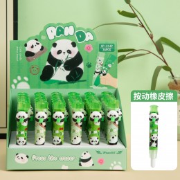 Ластик-ручка Kimira 'Panda', автоматический, ассорти