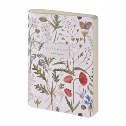 Блокнот А6 60л линия 'Луговые травы' Bruno Visconti, экокожа