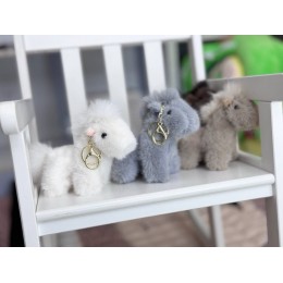 Игрушка-брелок 'Лошадка' 12см, плюш, ассорти