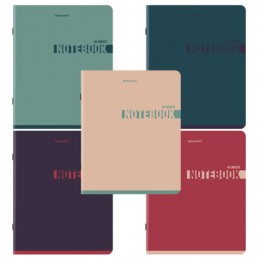 Тетрадь 48л А5 клетка 'NoteColor' BRAUBERG, SoftTouch