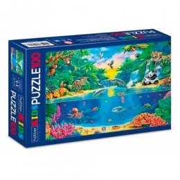 Пазл 100 эл. HATBER 'Путешествие в тропики' 