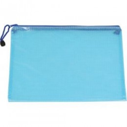 Папка на молнии А4 250мкм цветная, в клетку CENTRUM