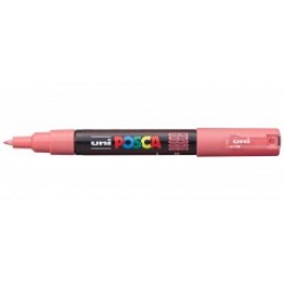 Маркер-краска кораллово-розовый 0,7мм UNI POSCA PC-1M, пулевидный наконечник