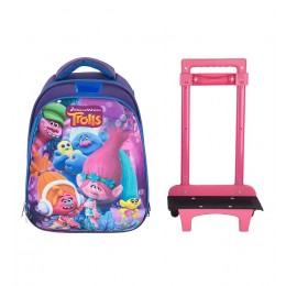 Рюкзак на колесах CENTRUM 'Тролли' 30*43*14,5см, полиэстер