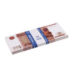 Деньги шуточные '5000 рублей', упаковка с европодвесом/590565