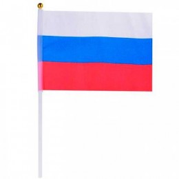Флаг России 'Триколор' 30*45см, ручка, ч52067