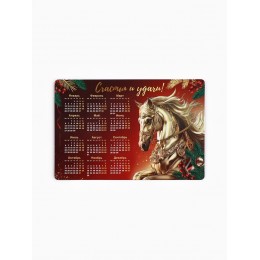 Календарь-магнит 2026г. 'Счастья и удачи' SL, 8*12см